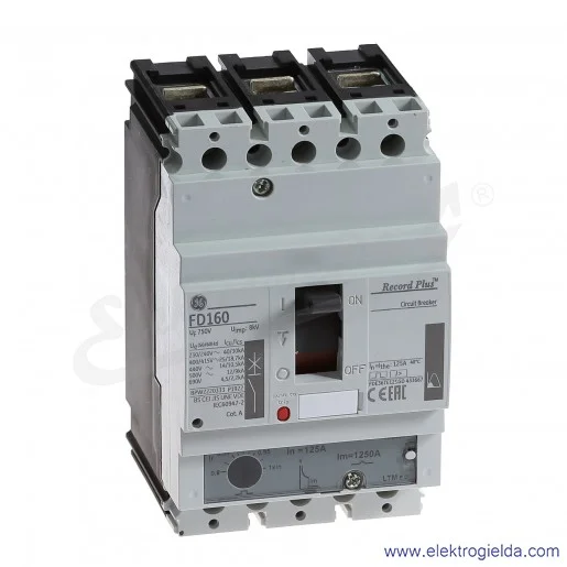 Wyłącznik mocy FDE36TE125GD 125A 3P 25kA 433667
