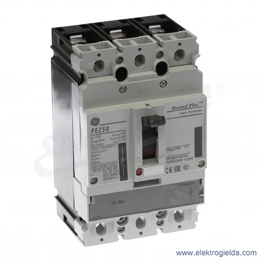 Rozłącznik mocy FEY306D250KF 250A 3P 4,5kA