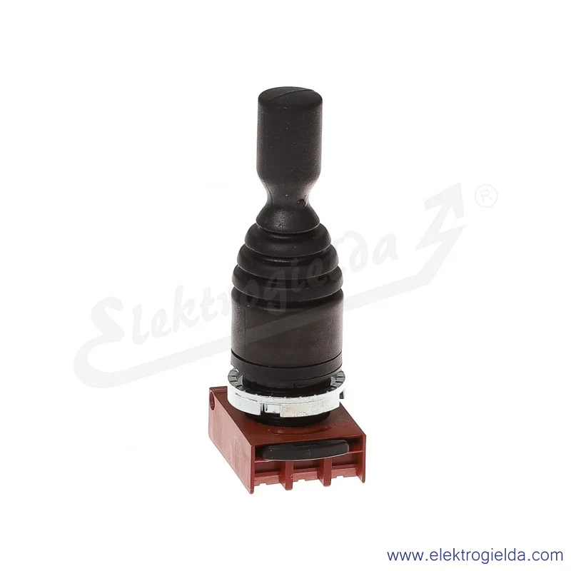 Joystick P9XMN2F czarny z ramką montażową okrągły 3 położeniowy stabilny
