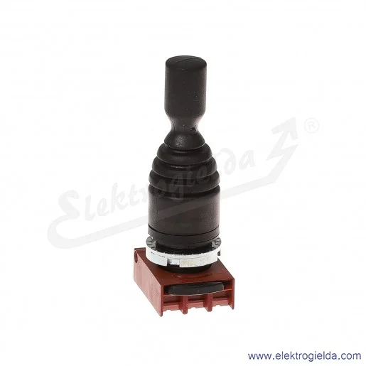 Joystick P9XMN2F czarny z ramką montażową okrągły 3 położeniowy stabilny