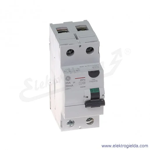 Wyłącznik różnicowoprądowy BPA225/030 2P 25A 0,03A typ A