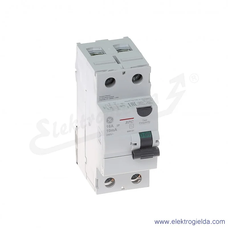 Wyłącznik różnicowoprądowy BPC216/010 2P 16A 0,01A typ AC