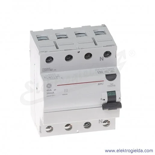 Wyłącznik różnicowoprądowy BPC440/030 4P 40A 0,03A typ AC