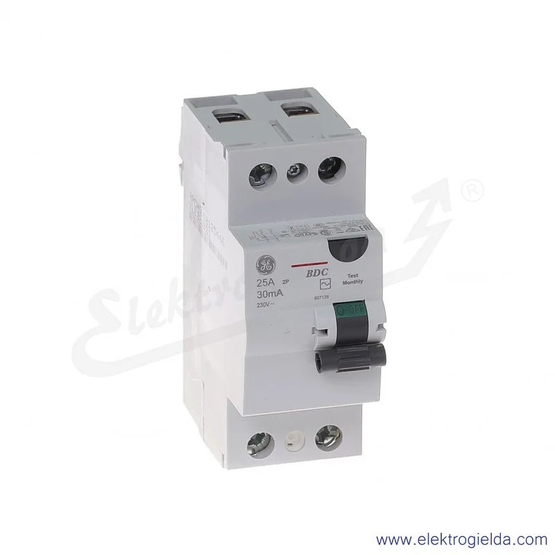 Wyłącznik różnicowoprądowy BDC225/030 2P 25A 0,03A typ AC