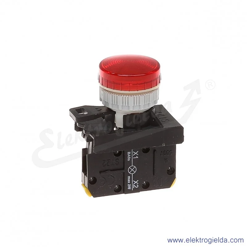Kompletna lampka sygnalizacyjna ST22-LC-230-BA9s