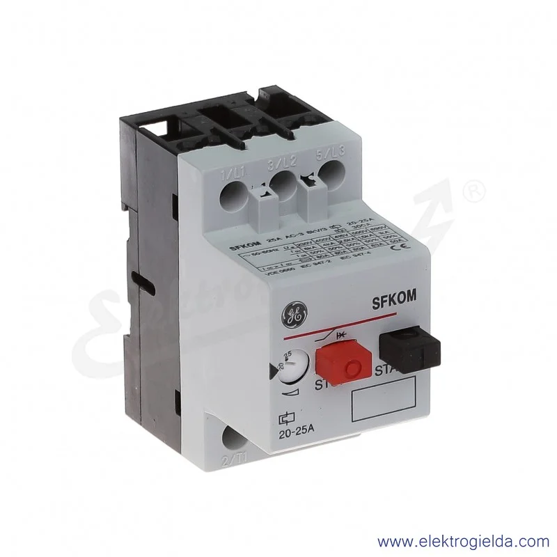 Wyłącznik silnikowy SFK0M 20-25A 3P 12,5kW