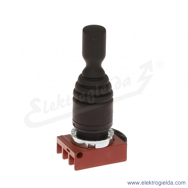 Joystick P9XMN2T czarny z ramką montażową okrągły 3 położeniowy samopowrotny