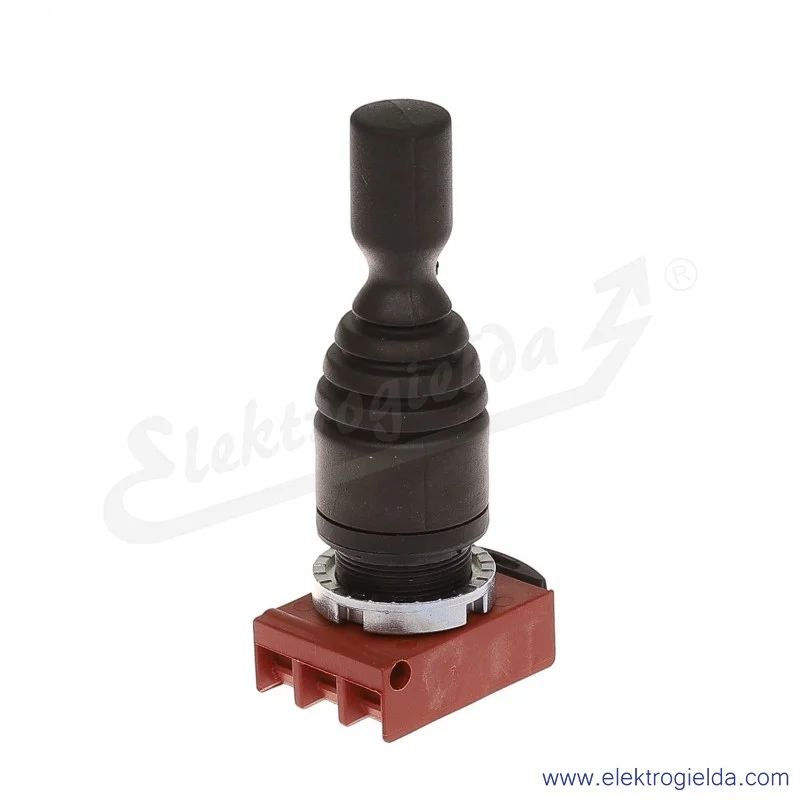 Joystick P9XMN4F czarny z ramką montażową okrągły 5 położeiowy stabilny