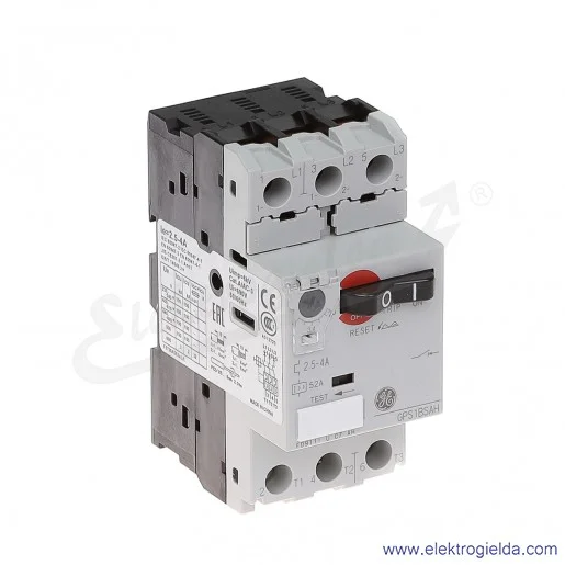 Wyłącznik silnikowy GPS1BSAH 2.5-4A 3P 1.5kW