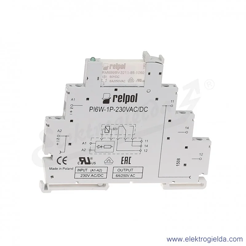 PIR6W-1P-230VAC/DC-01  (CE)