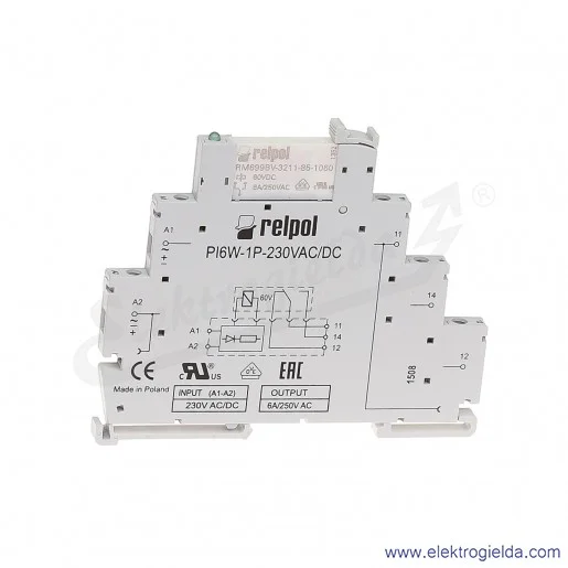 PIR6W-1P-230VAC/DC-01  (CE)