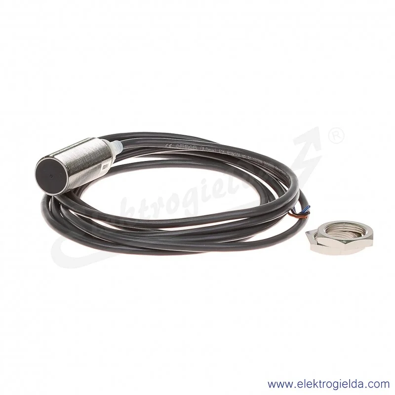 Czujnik indukcyjny E2A-M18KS08-WP-B1 PNP NO Sn 8mm  przewód 2m