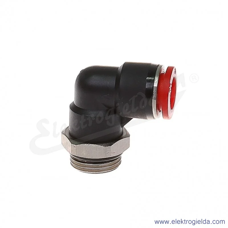 Złączka kątowa G3/8 FI-10mm obrotowa Pneufit C 