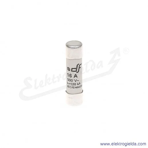 Wkładka bezpiecznikowa 10X38 16A gG 500V