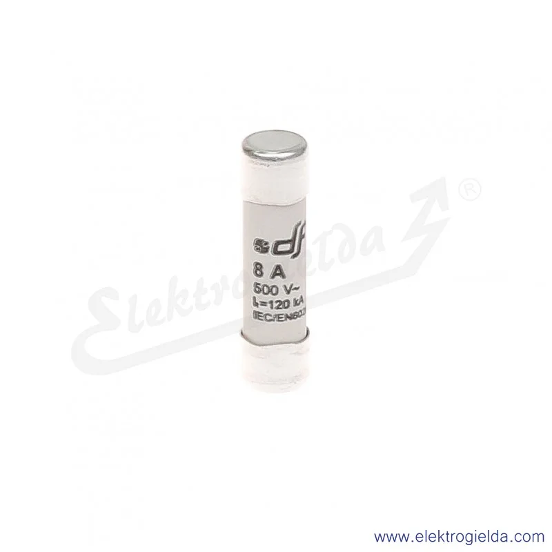 Wkładka bezpiecznikowa 10X38 8A gG 500V