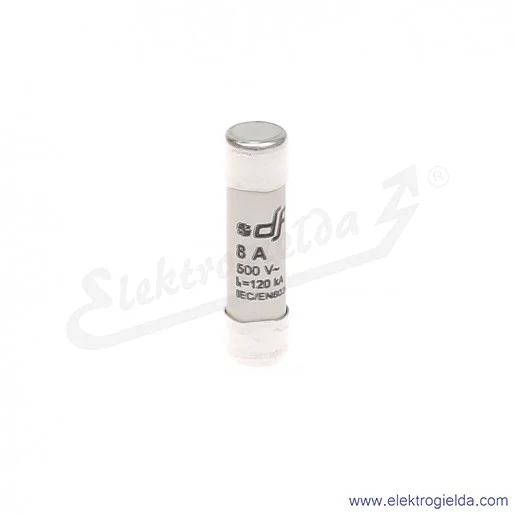 Wkładka bezpiecznikowa 10X38 8A gG 500V