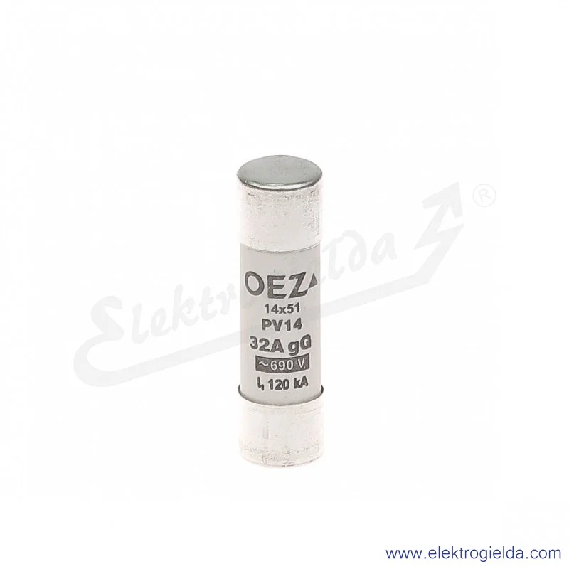 Wkładka bezpiecznikowa PV14 10A gG 500VAC 14x51