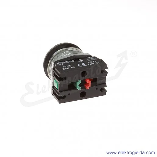 Przycisk sterowniczy NEF30 KnXY niebieski kryty 30mm 1NO+1NC