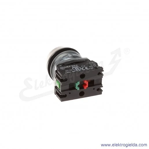 Przycisk sterowniczy NEF30 UKbXY biały kryty uszczelniony 30mm 1NO+1NC