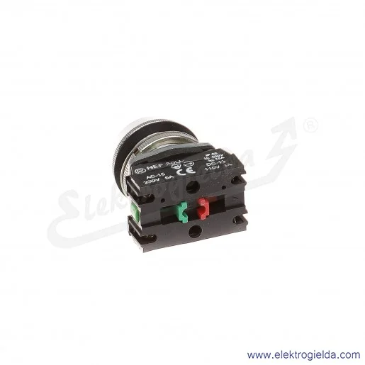 Przycisk sterowniczy NEF30 UKnXY niebieski kryty uszczelniony 30mm 1NO+1NC