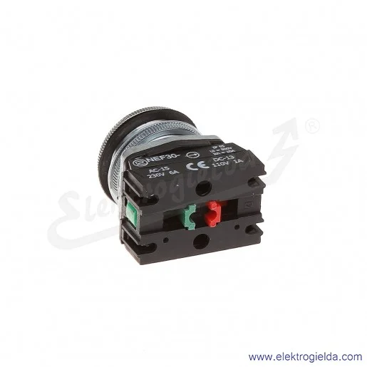 Przycisk sterowniczy NEF30 KgXY żółty kryty 30mm 1NO+1NC