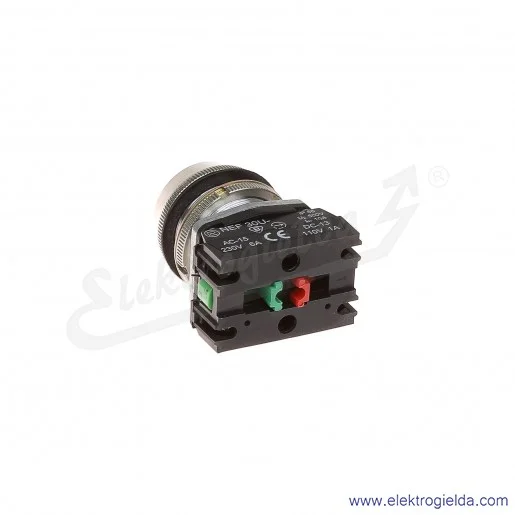 Przycisk sterowniczy NEF30 UWcXY czerwony wystający uszczelniony 30mm 1NO+1NC