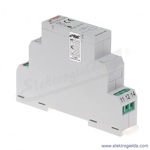 Przekaźnik elektromagnetyczny modułowy MT-PI-17S-11-1012 1P 12VDC Przekaźnik elektromagnetyczny modułowy MT-PI-17S-11-1012 1P 12VDC