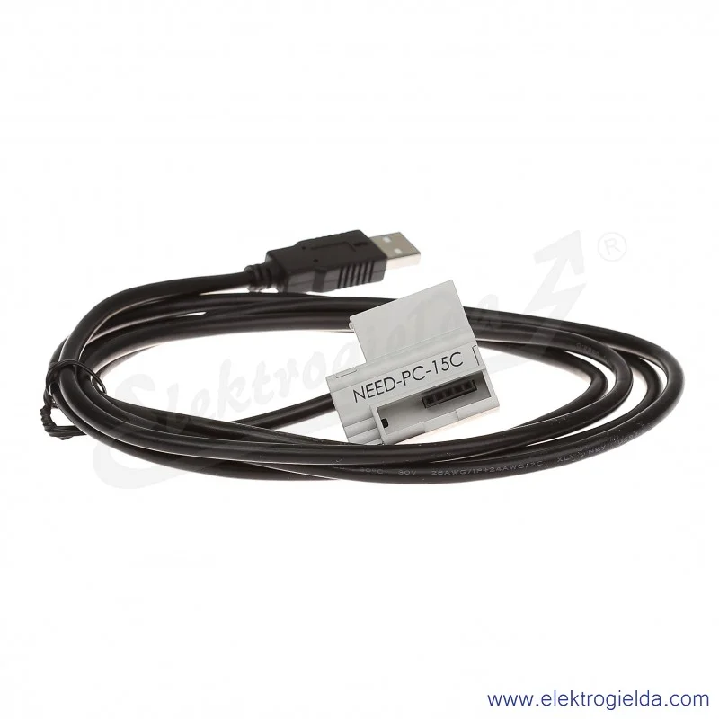 Przewód do programowania NEED-PC-15C USB, ZŁĄCZE TYPU C DO WERSJI ..-11-.. i ..-22-..