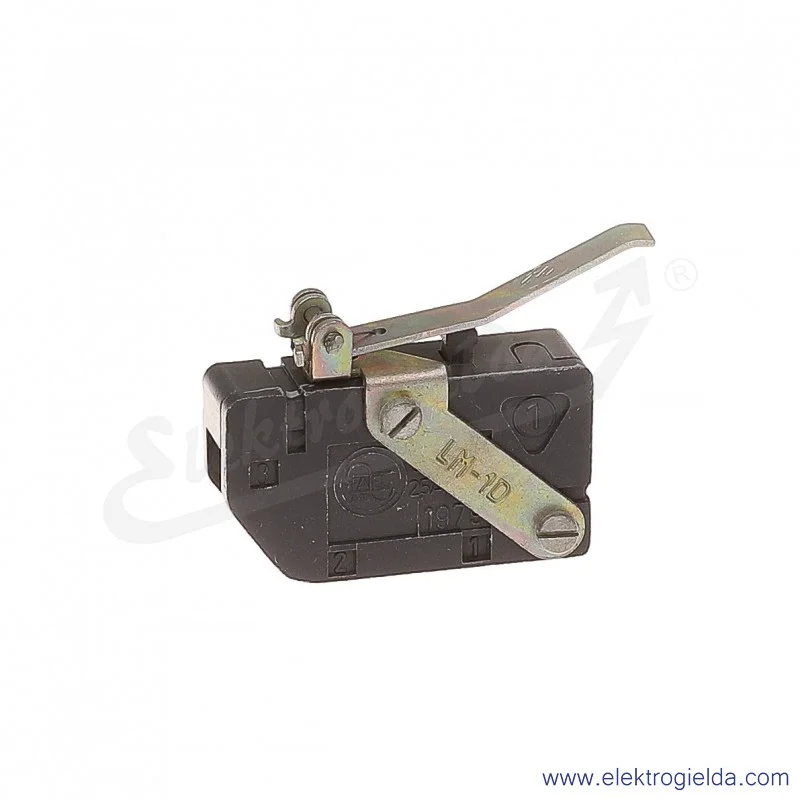 Łącznik krańcowy LM-1D miniaturowy z dźwignią płaską 1P