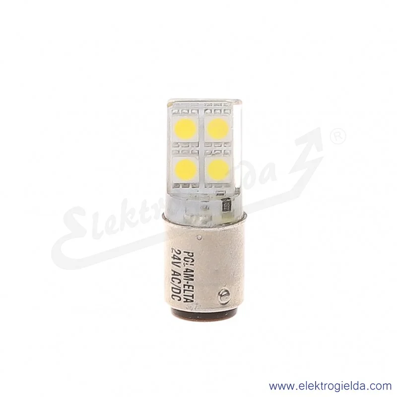 Żarówka LW-S-BA15D-24AC/DC biały LED 24VAC/DC
