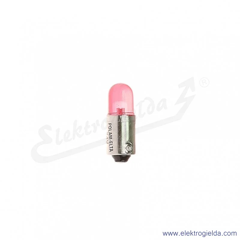 Żarówka LR-BA9S-24AC/DC czerwony LED 24VAC/DC