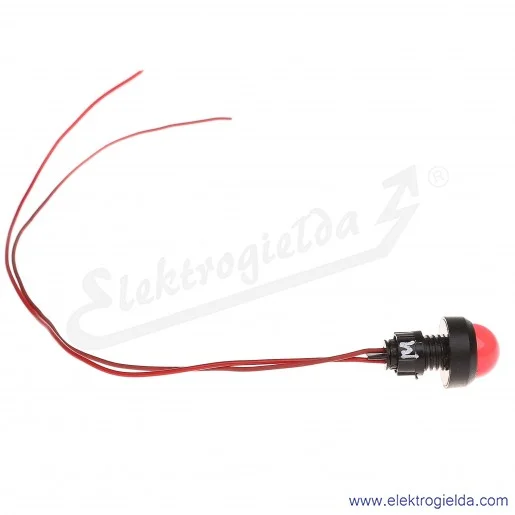 Lampka sygnalizacyjna LR-D20-230AC MIGAJĄCA czerwona  LED 20mm 230VAC