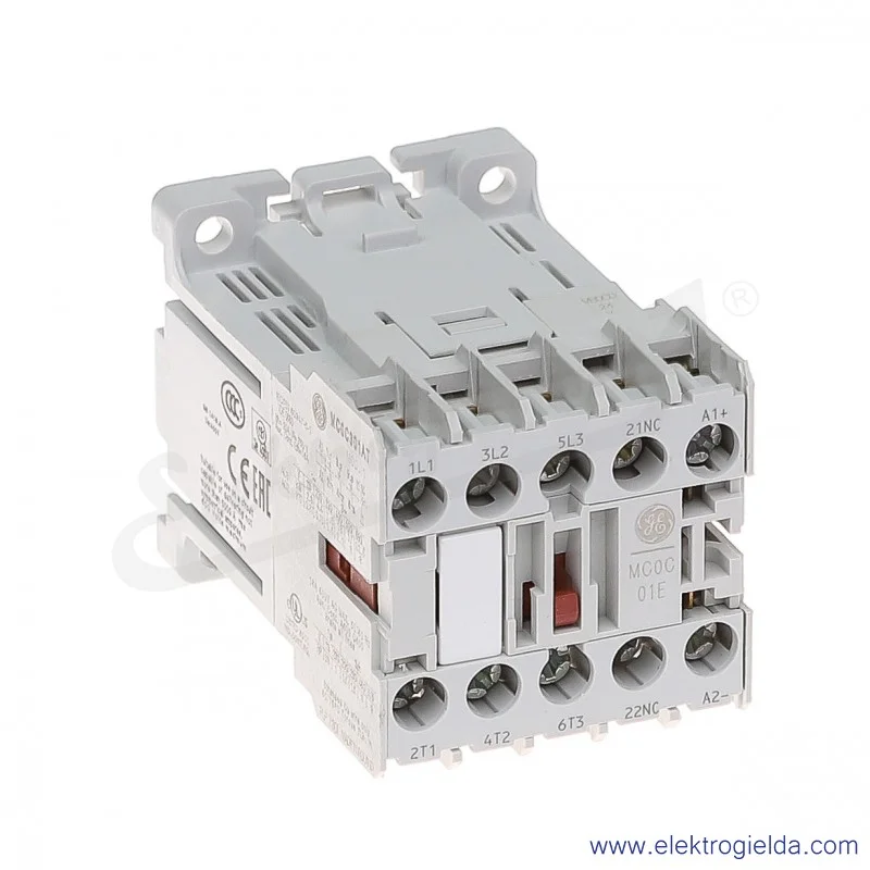 Stycznik MC0C301ATD 24V DC, 1NC, 2,2KW/400V AC-3, 20A AC-1, 3-polowy