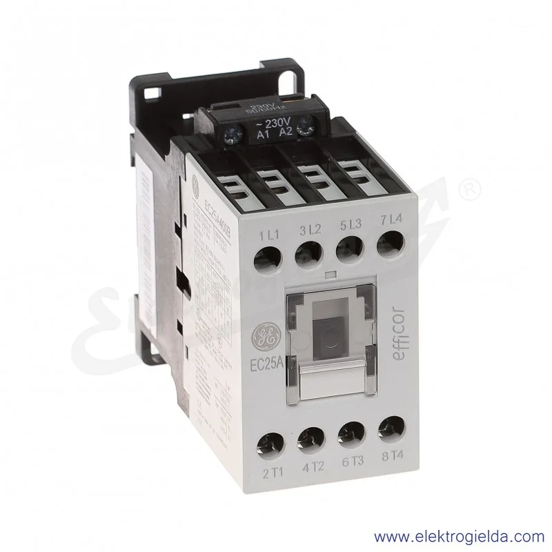 Stycznik EC25A400B230 230V AC 50/60 HZ, 11KW/400V AC-3, 45A AC-1, 4-polowy
