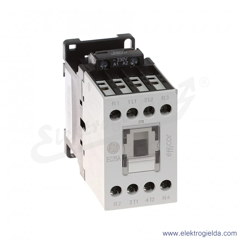 Stycznik EC25AB00B230 230V AC 50/60 HZ, 2NO+2NC, 11KW/400V AC-3, 45A AC-1, 4-polowy