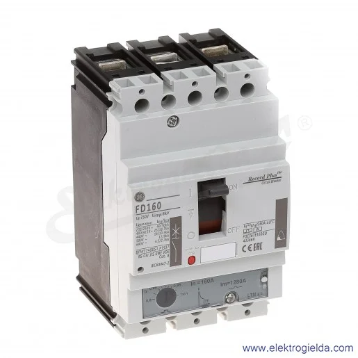 Wyłącznik mocy FDE36TE160GD 160A 3P 25kA