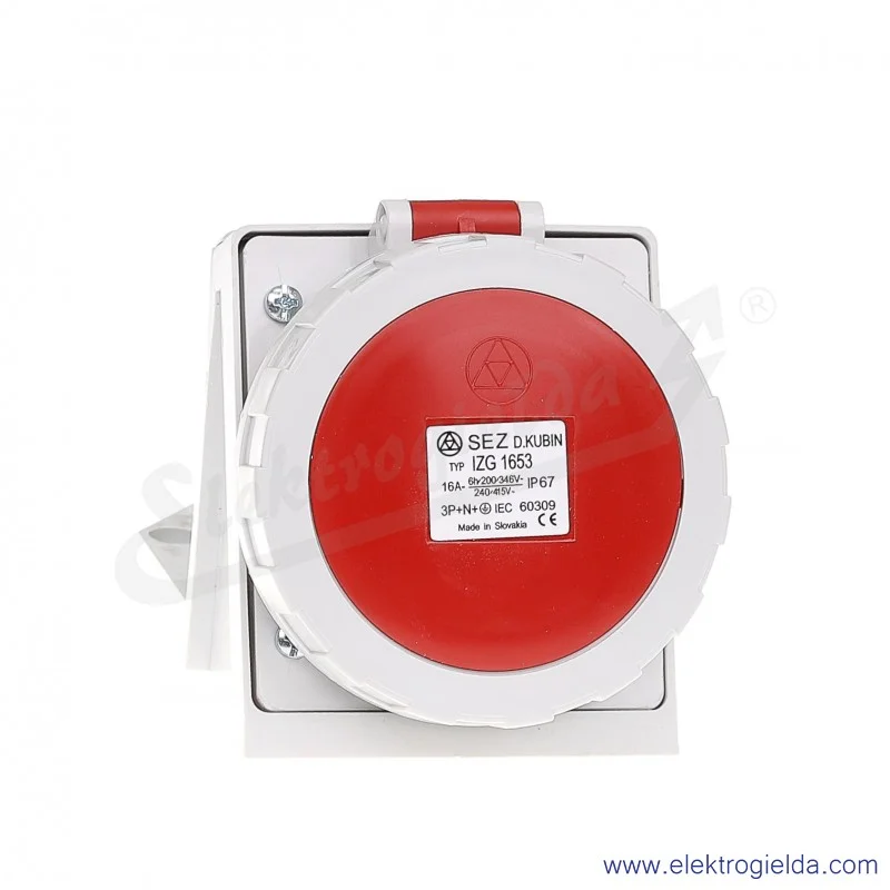 Gniazdo stałe 5x16A 3P+N+PE