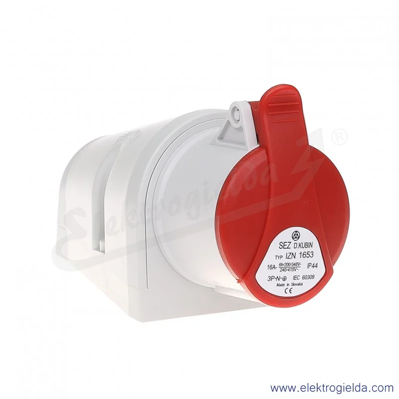 Gniazdo stałe 5x16A 3P+N+PE