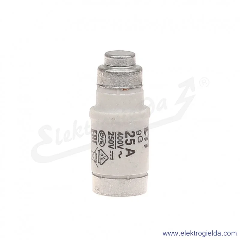 Wkładka bezpiecznikowa D02 25A gG 400VAC/250VDC