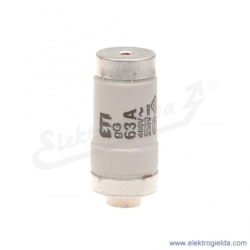 Wkładka bezpiecznikowa D02 63A gG 400VAC/250VDC
