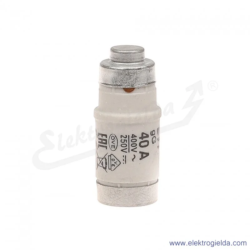 Wkładka bezpiecznikowa D02 40A gG 400VAC/250VDC