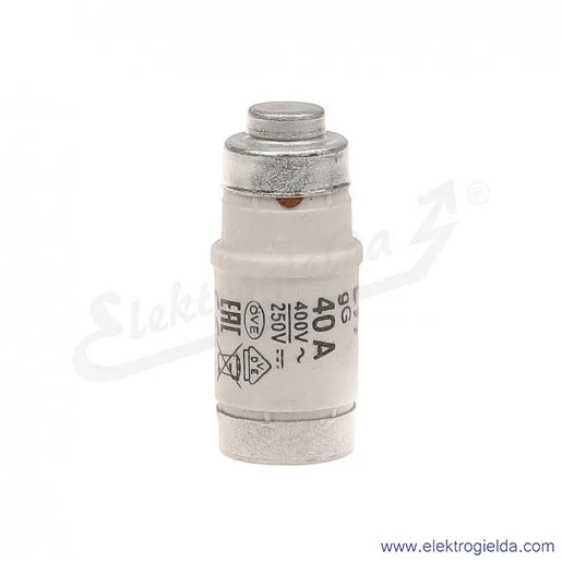 Wkładka bezpiecznikowa D02 40A gG 400VAC/250VDC