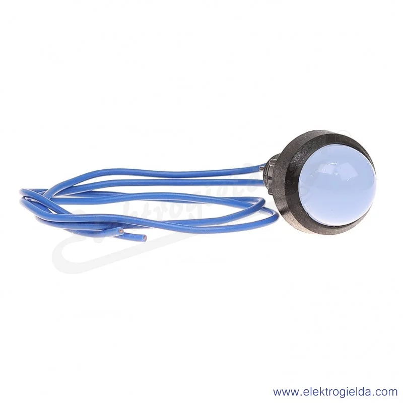 Lampka sygnalizacyjna LB-D20-230AC niebieska LED 20mm 230VAC