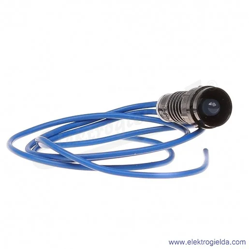 Lampka sygnalizacyjna LB-D5-230AC niebieska  LED 5mm 230VAC