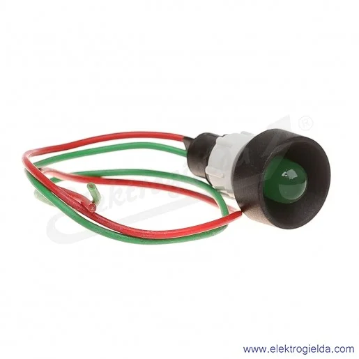 Lampka sygnalizacyjna LG-D10-24AC/DC zielona LED 10mm 24VAC/DC