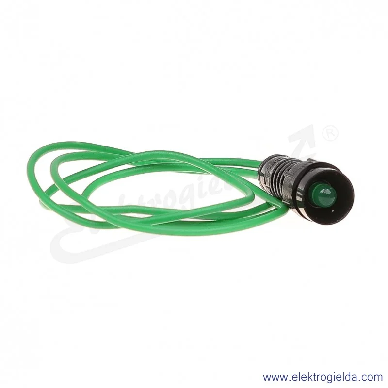 Lampka sygnalizacyjna LG-D5-230AC zielona  LED 5mm 230VAC