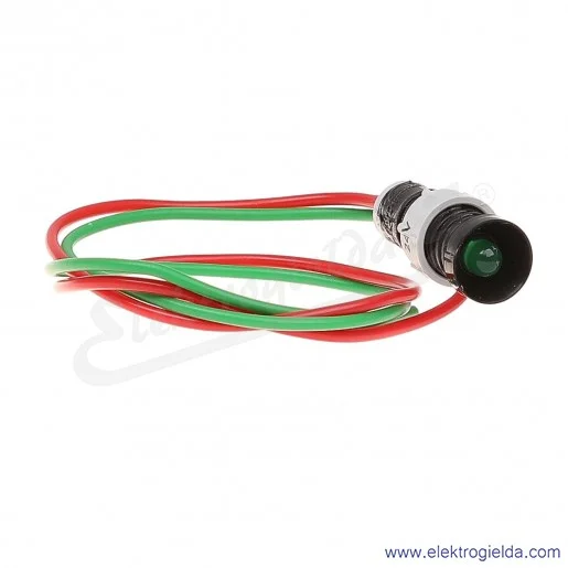 Lampka sygnalizacyjna LG-D5-24AC/DC zielona  LED 5mm 24VAC/DC