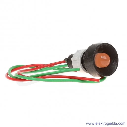 Lampka sygnalizacyjna LO-D10-24AC/DC pomarańczowa LED 10mm 24VAC/DC