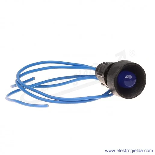 Lampka sygnalizacyjna LB-D10-230AC niebieska LED 10mm 230VAC