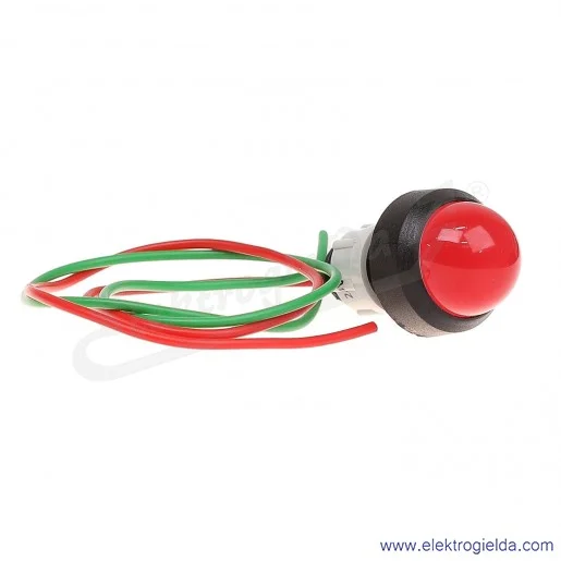 Lampka sygnalizacyjna LR-D20-24AC/DC czerwona  LED 20mm 24VAC/DC